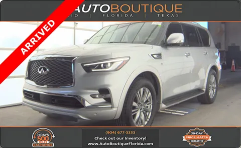 Silver 2020 INFINITI QX80 LUXE for sale in Jacksonville, FL