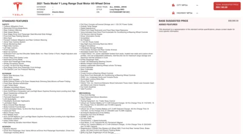 Photos of 2021 Tesla Model Y Long Range for sale in Jacksonville, FL at Auto Boutique Florida