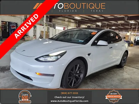 White 2021 Tesla Model 3 Standard Range Plus for sale in Jacksonville, FL
