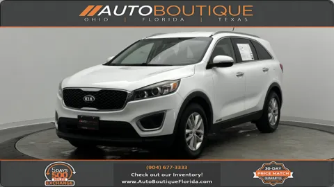 White 2018 Kia Sorento LX V6 for sale in Jacksonville, FL