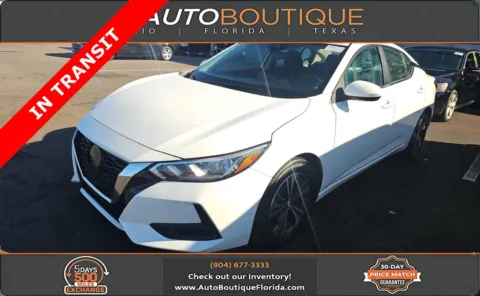 White 2022 Nissan Sentra SV for sale in Jacksonville, FL