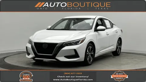 White 2022 Nissan Sentra SV for sale in Jacksonville, FL