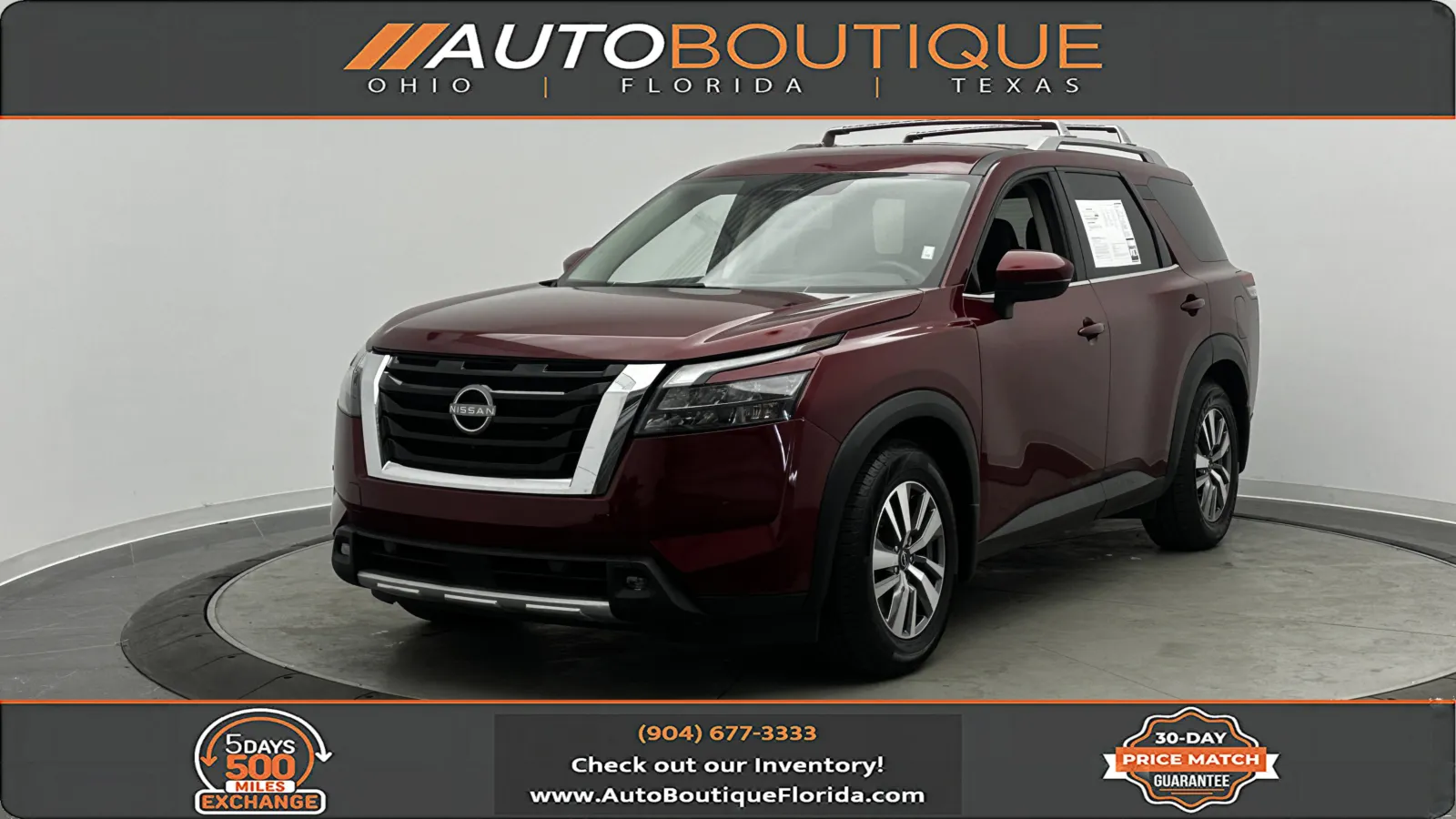 Red 2022 Nissan Pathfinder SL for sale in Jacksonville, FL