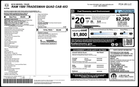 Photos of 2018 Ram 1500 Tradesman for sale in Jacksonville, FL at Auto Boutique Florida