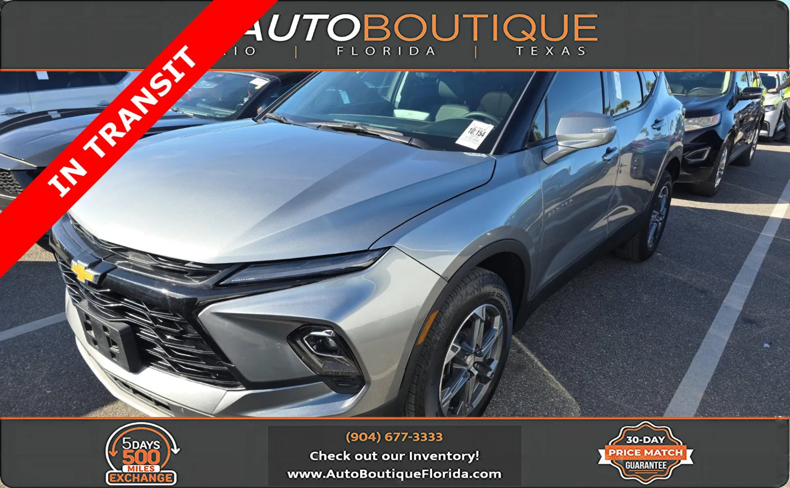 Gray 2024 Chevrolet Blazer LT for sale in Jacksonville, FL