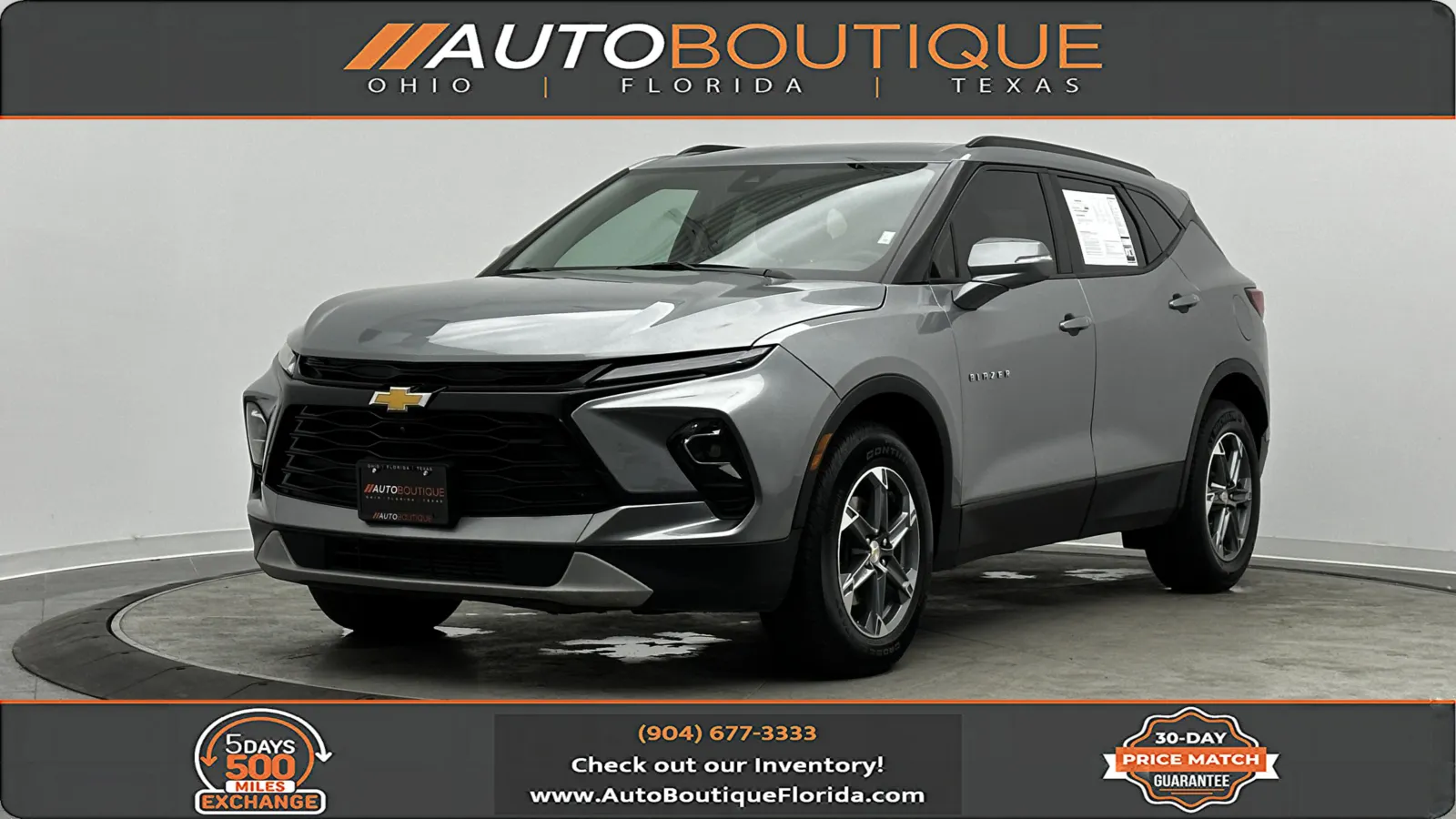 Gray 2024 Chevrolet Blazer LT for sale in Jacksonville, FL