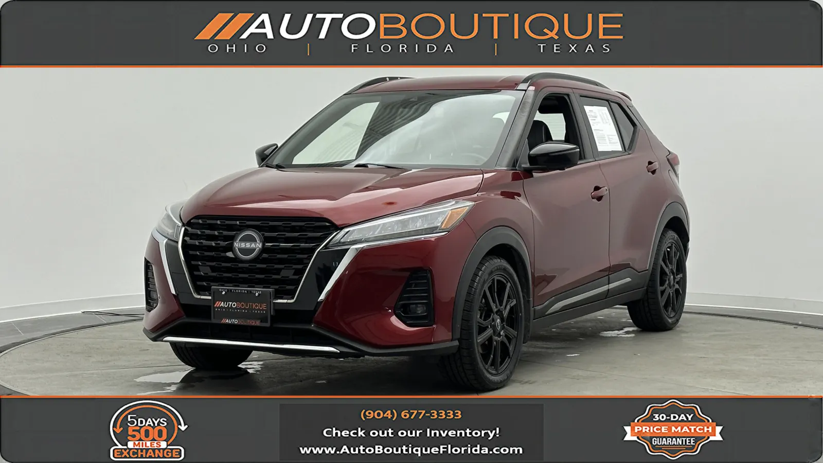 Red 2022 Nissan Kicks SR for sale in Jacksonville, FL