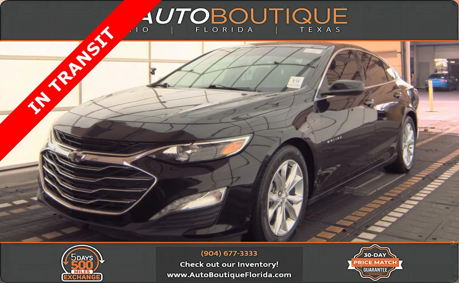 Black 2021 Chevrolet Malibu LT for sale in Jacksonville, FL