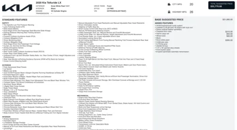 More photos of 2020 Kia Telluride LX at Auto Boutique Florida, FL