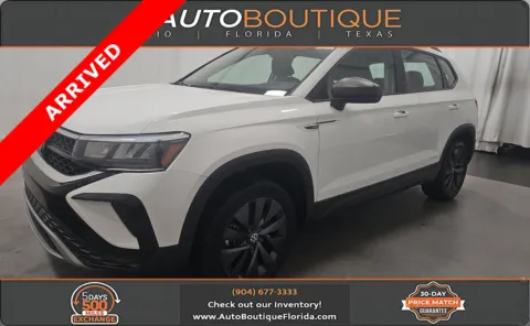 White 2023 Volkswagen Taos S for sale in Jacksonville, FL