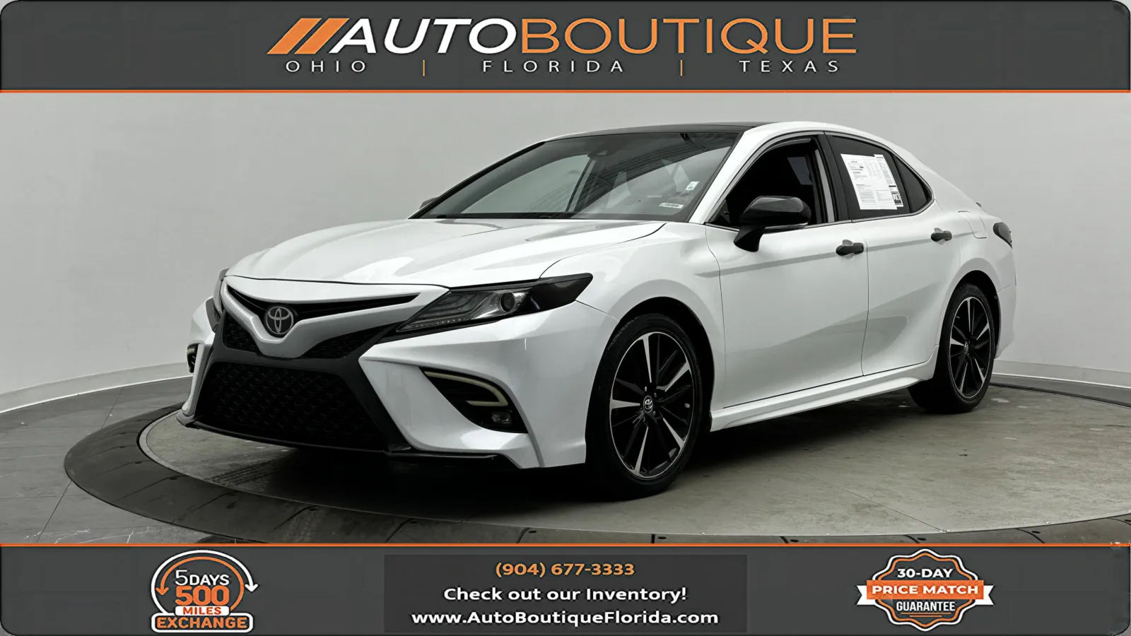 2019 Toyota Camry XSE for sale in Jacksonville, FL