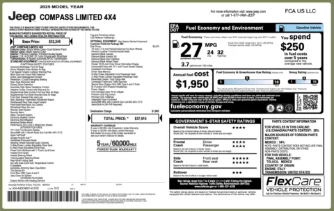 More photos of 2025 Jeep Compass Limited at Auto Boutique Florida, FL