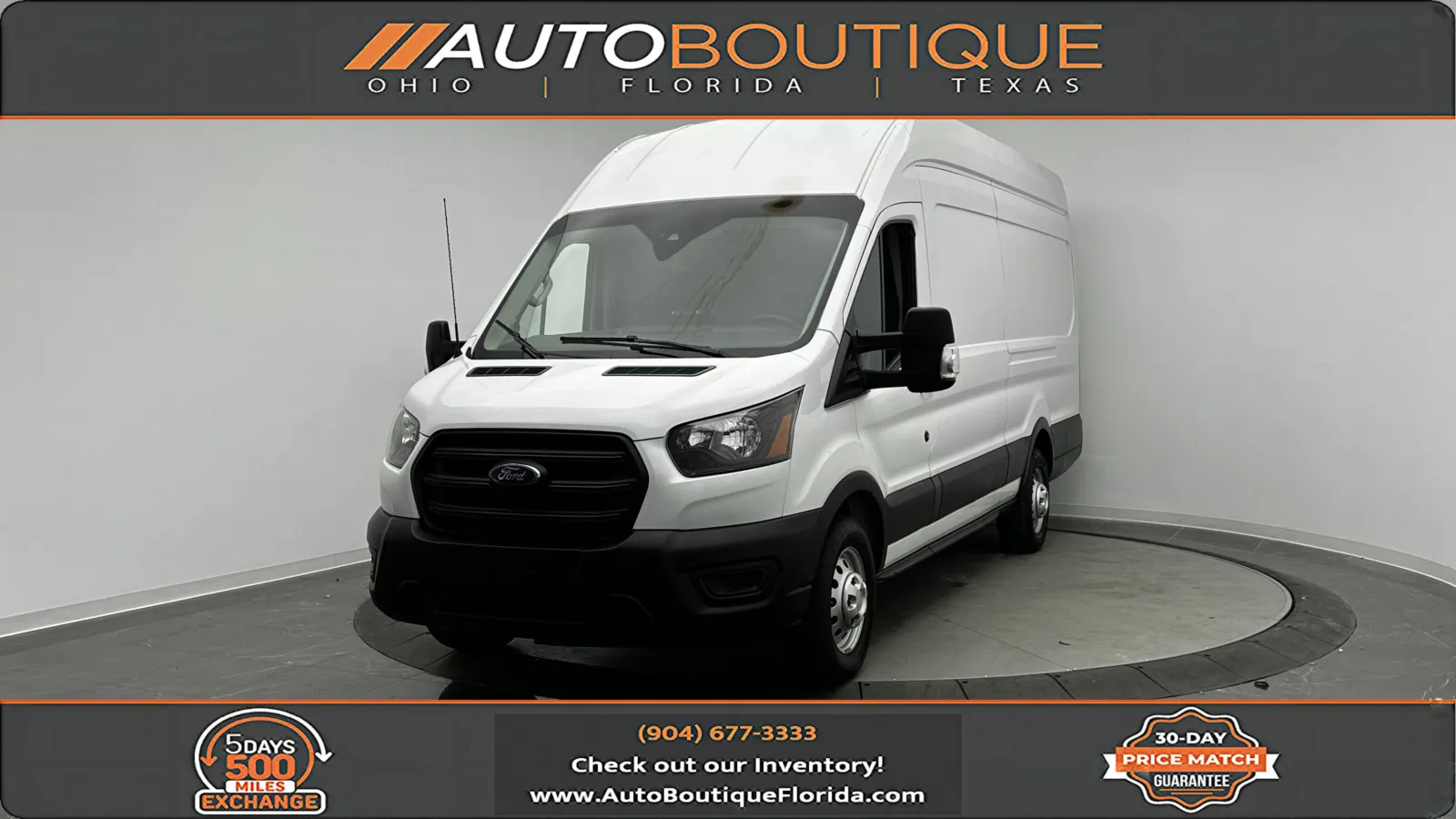 White 2023 Ford Transit Cargo Van 350 for sale in Jacksonville, FL