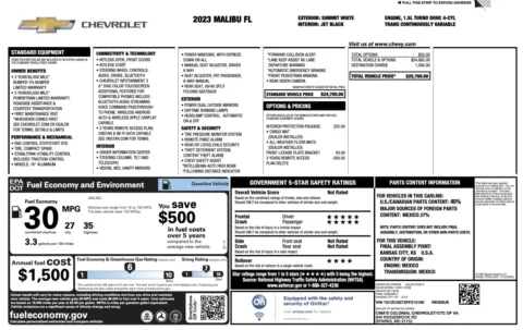 More photos of 2023 Chevrolet Malibu LS at Auto Boutique Florida, FL