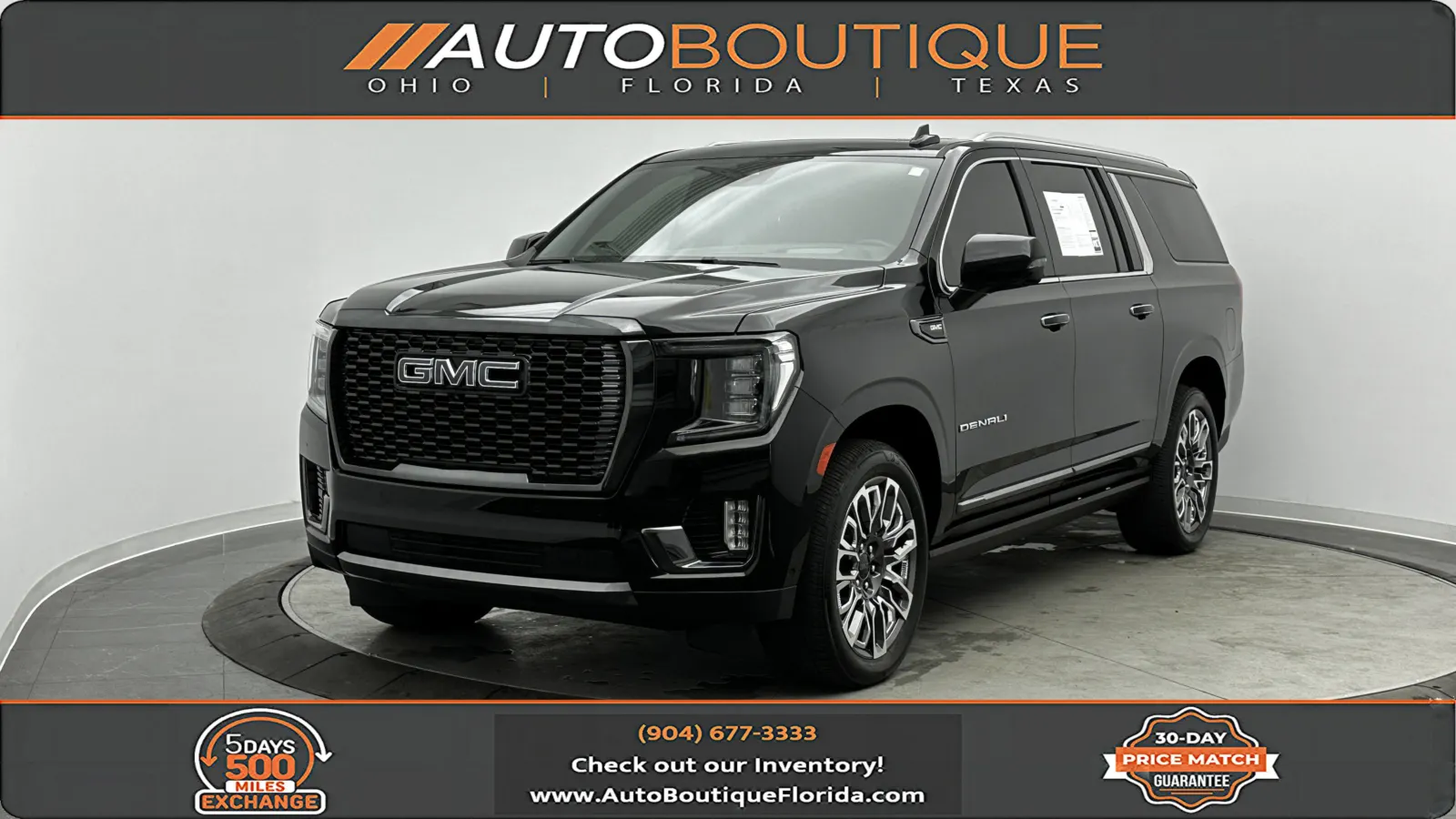 Black 2024 GMC Yukon XL Denali Ultimate for sale in Jacksonville, FL