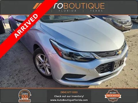 Blue 2018 Chevrolet Cruze LT for sale in Jacksonville, FL