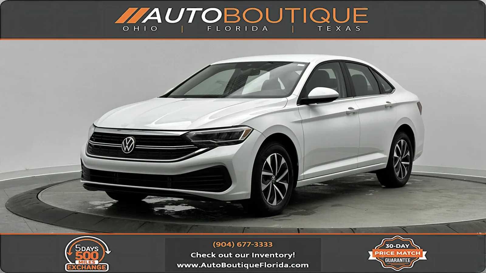 White 2024 Volkswagen Jetta S for sale in Jacksonville, FL