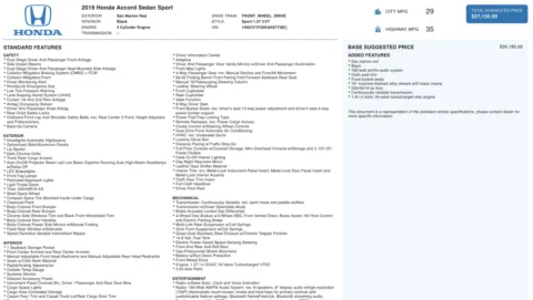 More photos of 2019 Honda Accord Sedan Sport 1.5T at Auto Boutique Florida, FL