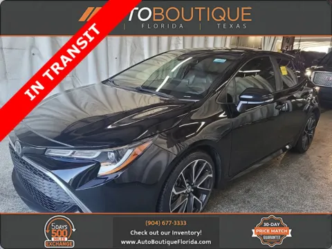 Black 2019 Toyota Corolla Hatchback XSE for sale in Jacksonville, FL