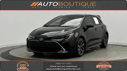 Black 2019 Toyota Corolla Hatchback XSE for sale in Jacksonville, FL
