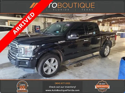Black 2019 Ford F-150 Limited for sale in Jacksonville, FL