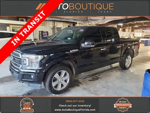 Black 2019 Ford F-150 Limited for sale in Jacksonville, FL