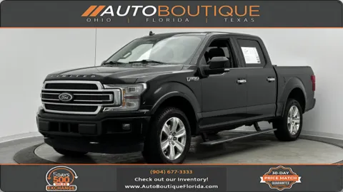 Black 2019 Ford F-150 Limited for sale in Jacksonville, FL