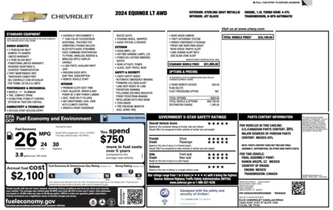 Photos of 2024 Chevrolet Equinox LT for sale in Jacksonville, FL at Auto Boutique Florida