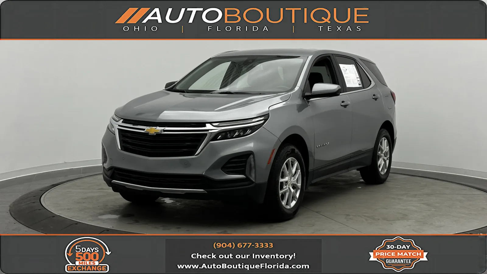 Gray 2024 Chevrolet Equinox LT for sale in Jacksonville, FL