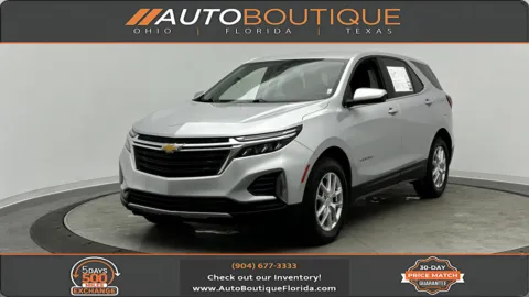 Silver 2022 Chevrolet Equinox LT for sale in Jacksonville, FL