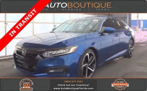 Blue 2019 Honda Accord Sedan Sport 2.0T for sale in Jacksonville, FL