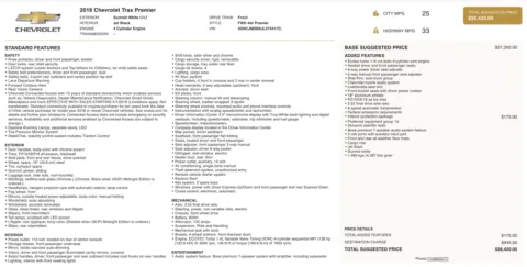 Photos of 2018 Chevrolet Trax Premier for sale in Jacksonville, FL at Auto Boutique Florida