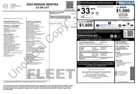 Photos of 2025 Nissan Sentra SR for sale in Jacksonville, FL at Auto Boutique Florida