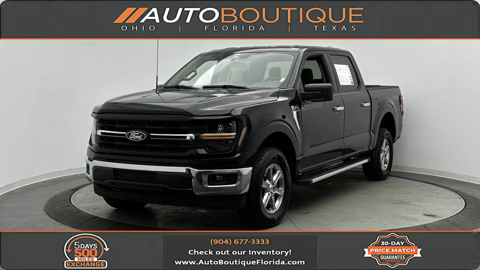 Black 2025 Ford F-150 XLT for sale in Jacksonville, FL