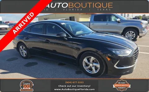 Black 2021 Hyundai Sonata SE for sale in Jacksonville, FL
