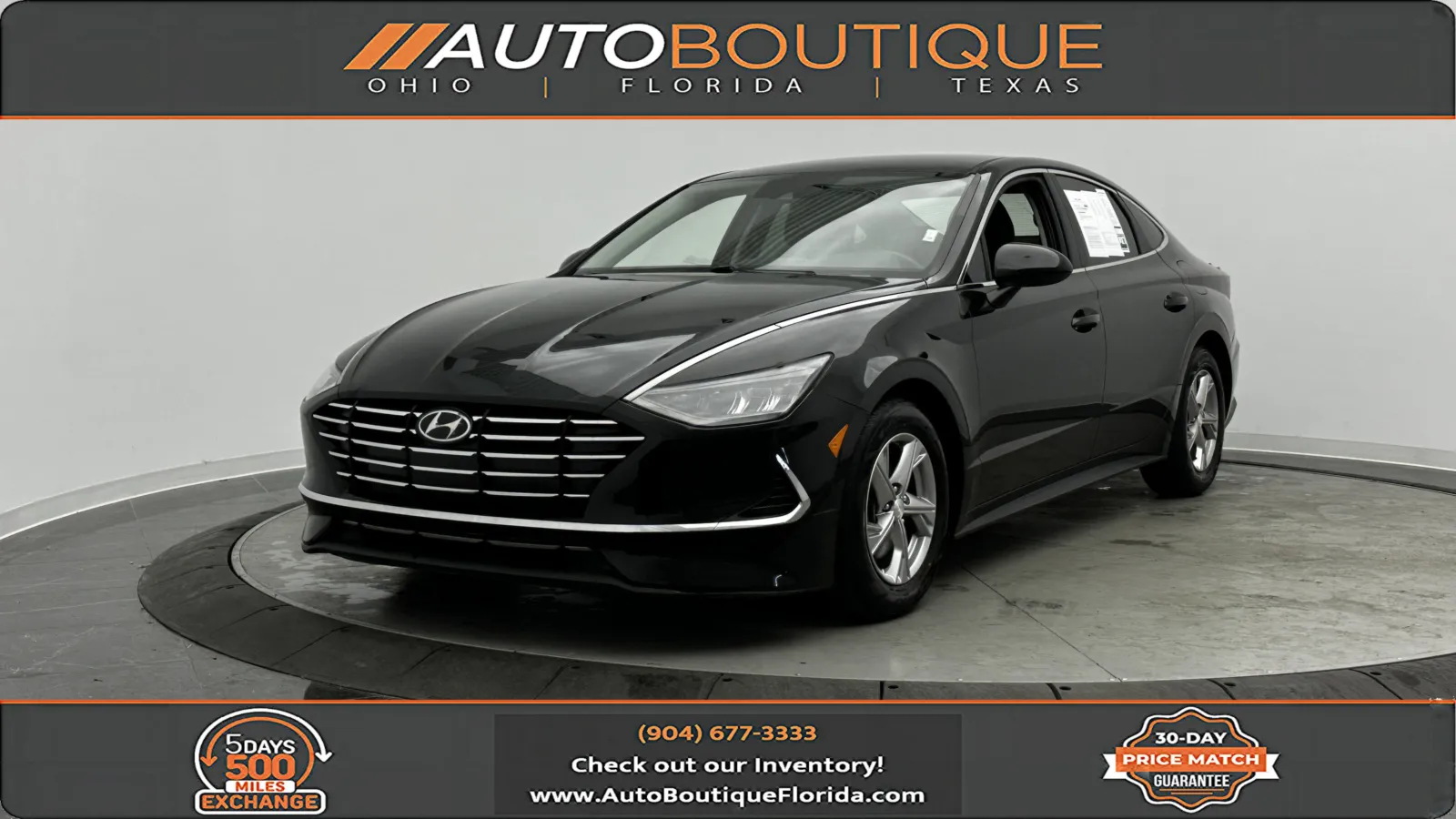 Black 2021 Hyundai Sonata SE for sale in Jacksonville, FL