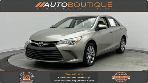 Red 2016 Toyota Camry XLE for sale in Jacksonville, FL