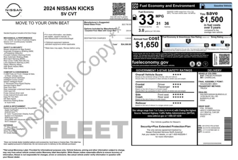 Photos of 2024 Nissan Kicks SV for sale in Jacksonville, FL at Auto Boutique Florida