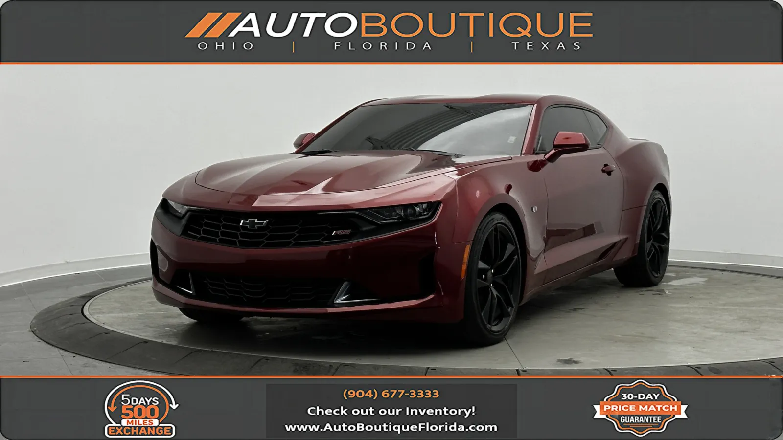 Red 2023 Chevrolet Camaro 1LT for sale in Jacksonville, FL