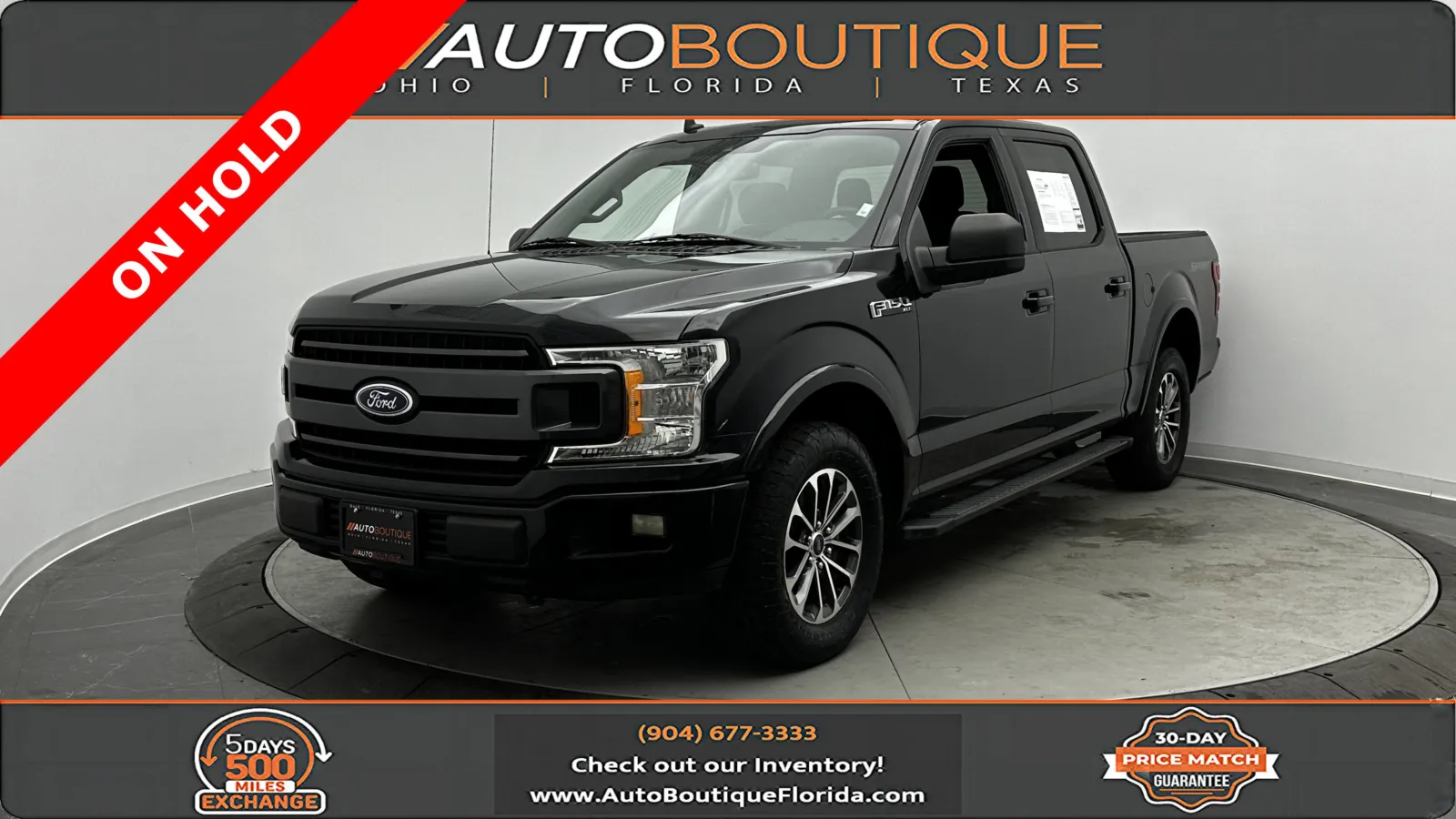 Black 2020 Ford F-150 XLT for sale in Jacksonville, FL