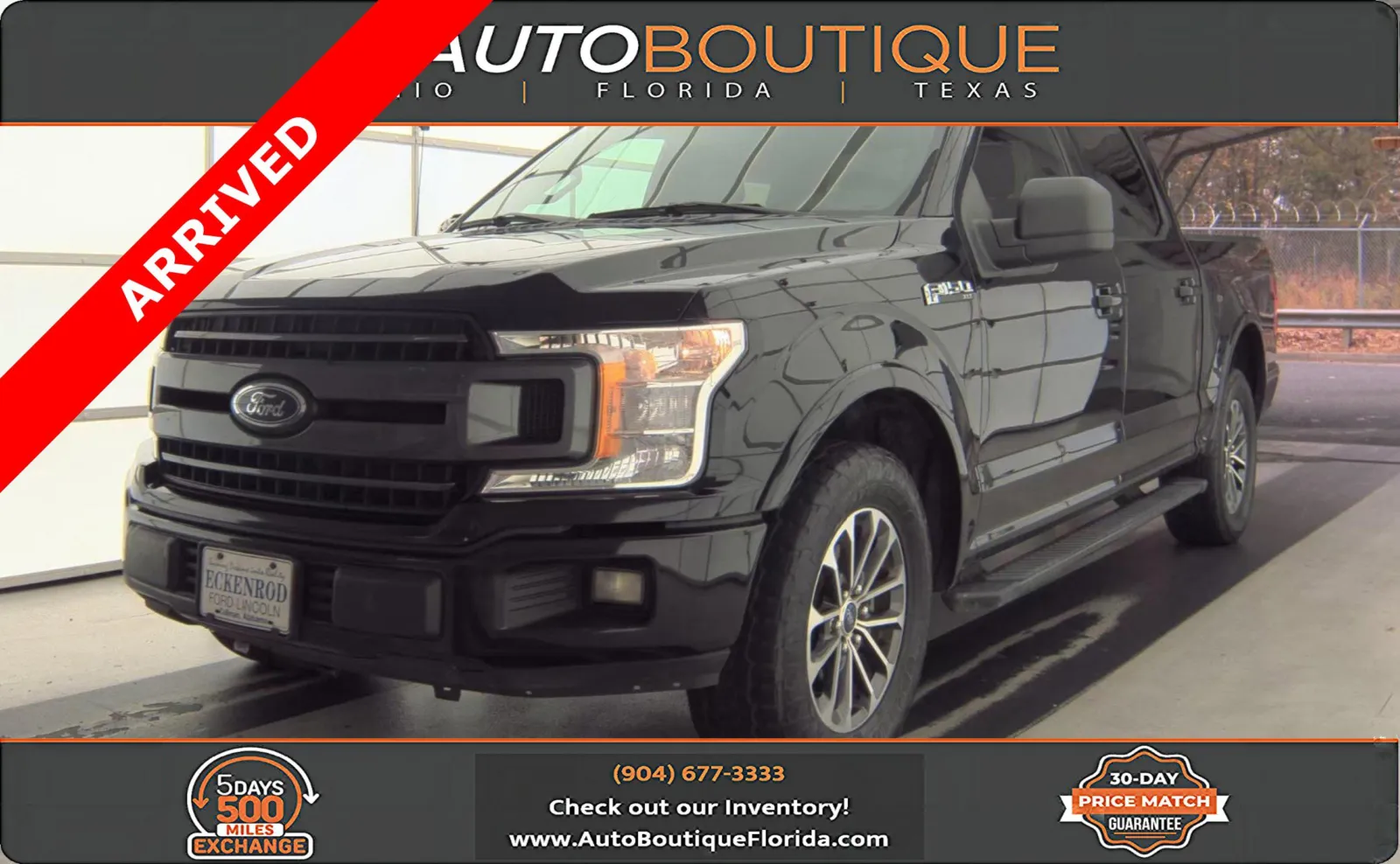 Black 2020 Ford F-150 XLT for sale in Jacksonville, FL