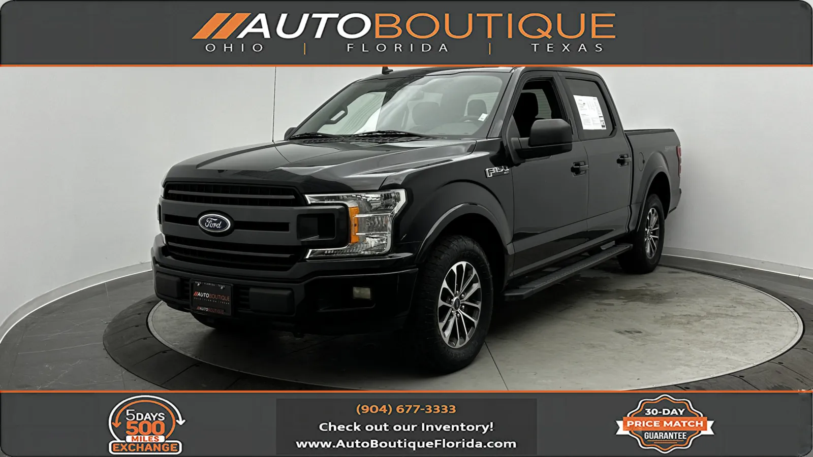 Black 2020 Ford F-150 XLT for sale in Jacksonville, FL