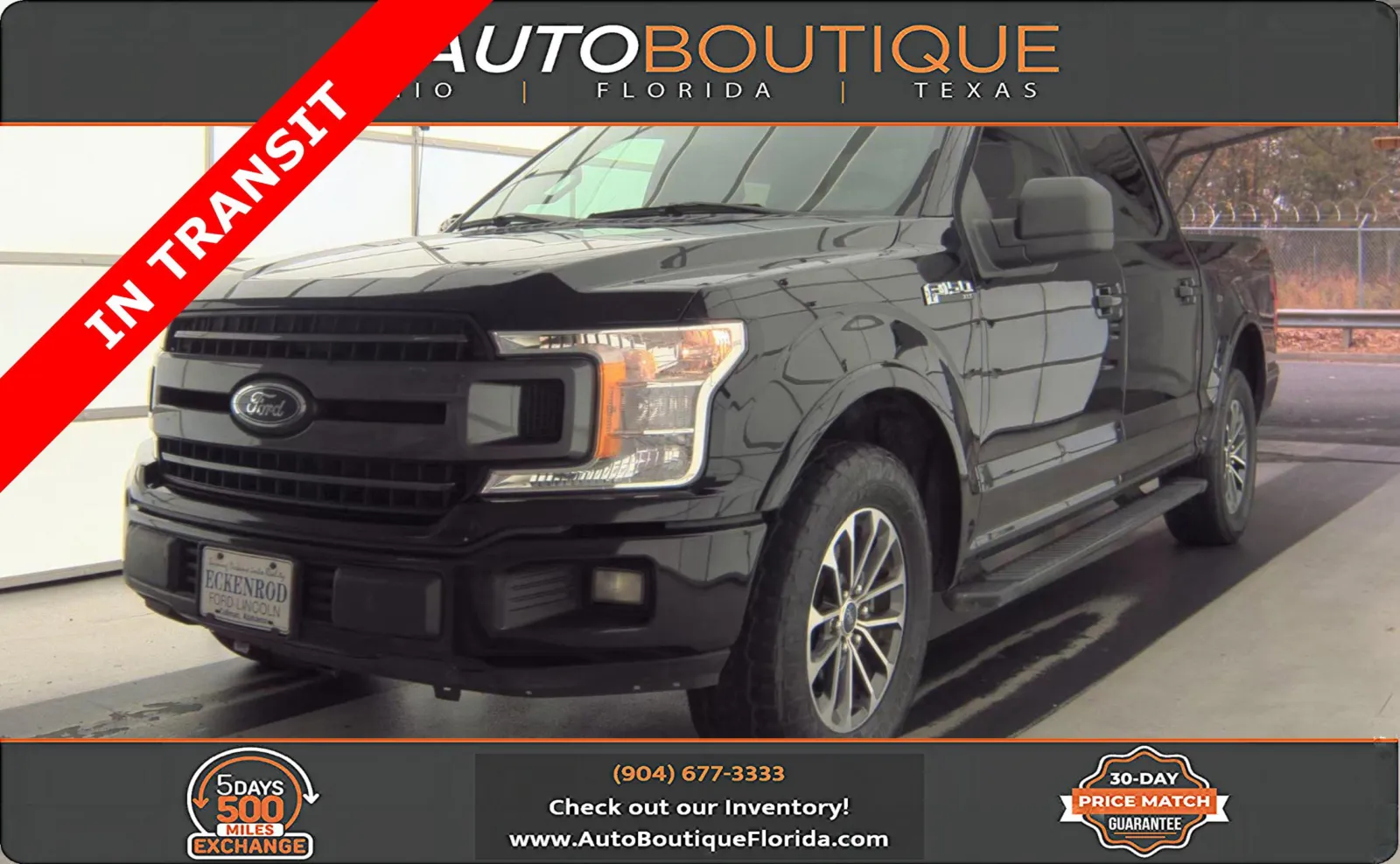Black 2020 Ford F-150 XLT for sale in Jacksonville, FL