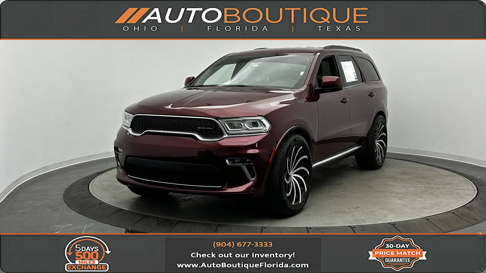 Red 2021 Dodge Durango SXT Plus for sale in Jacksonville, FL