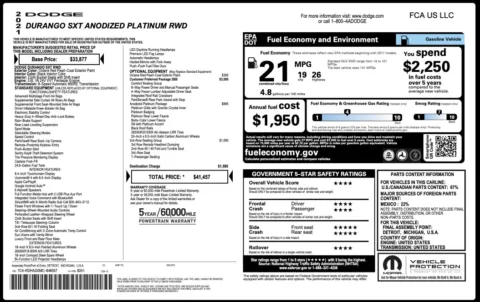 Photos of 2021 Dodge Durango SXT Plus for sale in Jacksonville, FL at Auto Boutique Florida