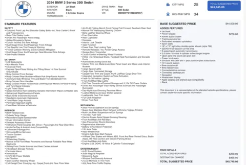 Photos of 2024 BMW 3 Series 330i for sale in Jacksonville, FL at Auto Boutique Florida