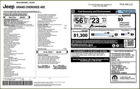 Photos of 2022 Jeep Grand Cherokee 4xe for sale in Jacksonville, FL at Auto Boutique Florida