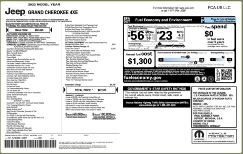 Photos of 2022 Jeep Grand Cherokee 4xe for sale in Jacksonville, FL at Auto Boutique Florida