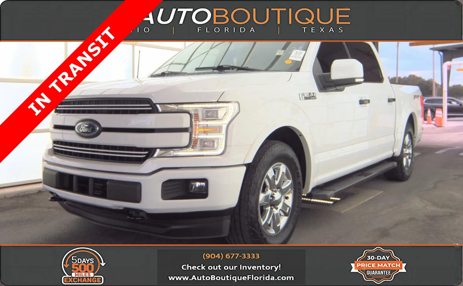 White 2019 Ford F-150 LARIAT for sale in Jacksonville, FL
