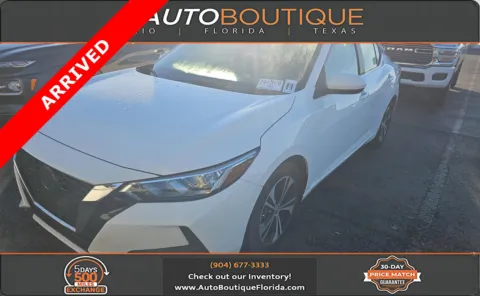 White 2023 Nissan Sentra SV for sale in Jacksonville, FL